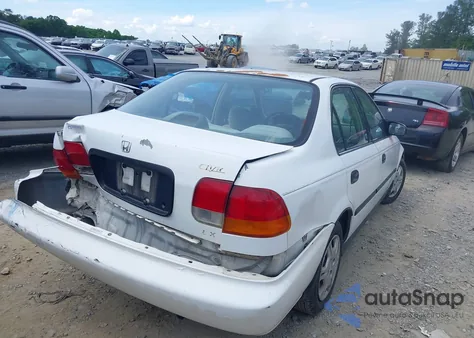 1998 Honda Civic Lx z USA, uszkodzony, nr VIN 2HGEJ6674WH518497